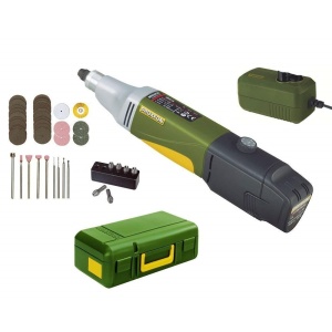 Proxxon 29800, IBS/A fúró-fúrógép, 7000-23000 rpm, + 1xAqueu, töltő, táska és tartozékok - Img 3