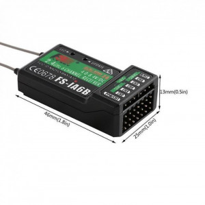 Rádió távirányító FLYSKY FS-i6X 2.4GHz 10 csatornás telemetria, FS-IA6B vevővel - Img 9