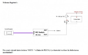 Receiver Controlled Switch 4A cu memorie - Img 2