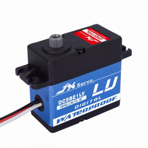 Servo STD JX Servo DC5821LV, cuplu 20 kg-cm, viteza 0.16s, Digital, cu mecanisme metalice si rulmenti, protejat la apa, recomandat pentru cuve navomodel plantat - Img 1