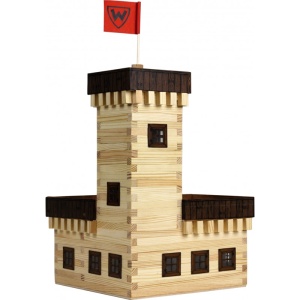 Set constructie arhitectura Castel de vara, 296 piese din lemn, Walachia - Img 2