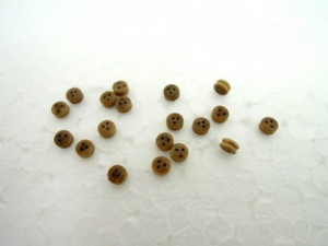 3 mm-es fából készült kosfej (20 db) - Img 1