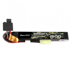 Acumulator LiPo GENS ACE G-Tech Airsoft 7.4 V/ 1500 mA/ 25C Mini TAM - Img 3