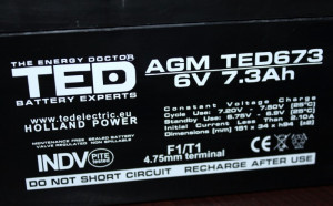 Acumulator Pb-Acid 6 V/ 7.3 A - Img 2