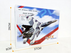 Aeromodel SUKHOI SU-35, complet echipat, cu stabilizator electronic, 2.4 GHz (248 mm) - Img 10
