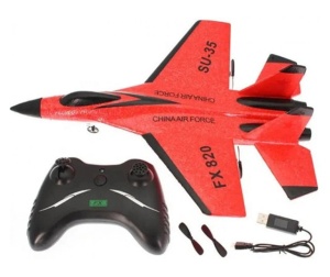 Aeromodel SUKHOI SU-35, complet echipat, cu stabilizator electronic, 2.4 GHz (290 mm) - Img 9