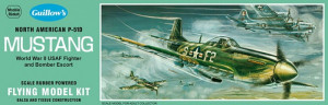 Aeromodel zbor liber P-51D MUSTANG KIT (432 mm)