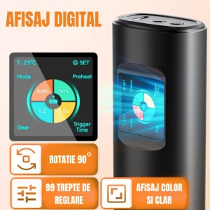 Aparat de sudura in puncte puternica, portabil, cu 2 pini, 2 moduri, automat si manual, ecran LCD color 1.5", 90-99 trepte de putere, monitorizare temperatura, acumulator reincarcabil integra, cu banda de nichel inclusa, pentru lipit acumulatori - Img 6