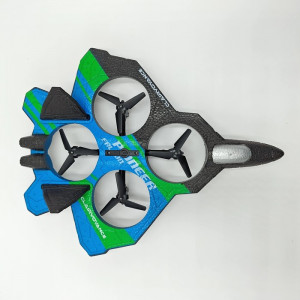 Avion quadcopter PIONEER FALCON, complet echipat, camera video, stabilizatore electronica, rotire 360 grade si lumini LED, 2.4GHz (250 mm) - Img 8