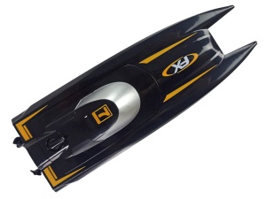 Barca MINI BOAT catamaran cu telecomanda, complet echipata, doua motoare, viteza 15 km/h, 230 mm - Img 11
