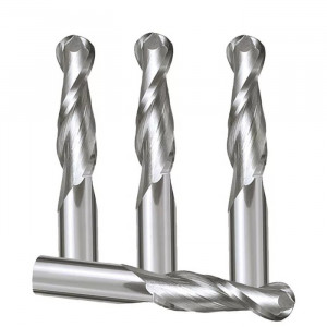 Bit frezare 2 dinti d8 x 32 x D8 x L60 (BALL NOSE) - Img 4