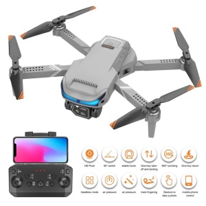 Drona XT9 cu camera 4K FPV, evitarea obstacolelor, camera mentinere altitudine, pliabila, 2 baterii - Img 2