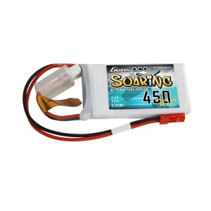 GENS ACE Soaring LiPo akkumulátor 7,4 V / 450 mA / 30C / JST