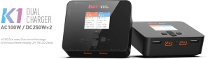 ISDT K1 Dual univerzális intelligens akkumulátortöltő, teljesítmény: 100 W (váltakozó áram)/250 W (egyenáram) x 2, LiPo/Li-Ion/LiFe/NiCd/NiMH/Pb, maximális áramerősség: 10 A - Img 6