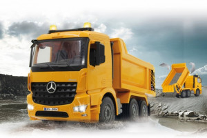 Jamara MERCEDES AROCS MERCEDES AROCS 2.4GHz 1:20 4WD billenőplatós billenőkocsi - Img 1