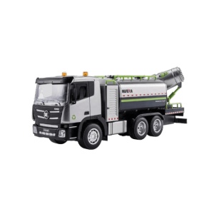 Jucarie Camion cu telecomanda, HUINA, 9 functii, tun de ceata, scara 1:18, 2.4 GHz