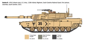 Macheta tanc Italeri M1A1 ABRAMS, scara 1:35, KIT - Img 5