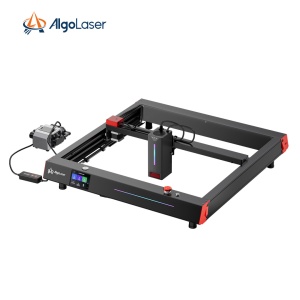 Masina CNC de gravat si taiat cu laser ALGOLASER DELTA 40W, putere dioda laser 40W, 425x415mm, adancime taiere max. 50mm si gravare pe lemn, MDF, plastic, inox, sticla, piatra, hartie, ceramica, piele, textile - Img 1