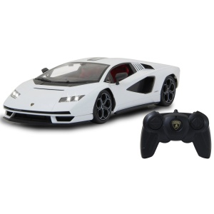 Masina cu radiocomanda Jamara LAMBORGHINI Countach LPI 800-4, macheta scara 1:16, alba, faruri LED, 2.4GHz - Img 3