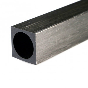 Négyzet alakú, négyzet alakú teakfa, belül kerek 2 x 2 x d1 x 1000 mm - Img 2