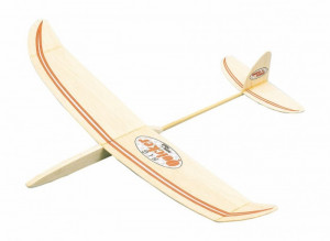 Repülőgép modell szabadrepülésű vitorlázó repülőgép QUICKER HLG KIT (600 mm) - Img 2