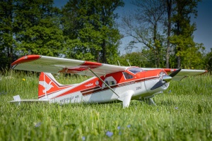 Repülőgépmodell DHC-2 AIR BEAVER RED PNP (1520 mm) - Img 2