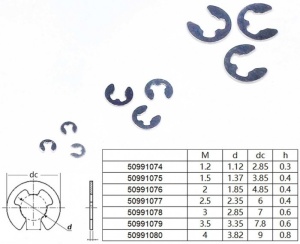 Rozsdamentes acél rögzítőcsavarok, 3 mm (30 db)