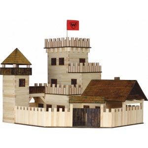 Set constructie arhitectura Castel, 607 piese din lemn, Walachia - Img 1