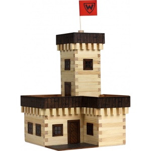 Set constructie arhitectura Castel de vara, 296 piese din lemn, Walachia - Img 1