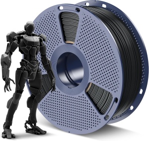 SunLu fekete ABS filament, 1,75 mm, 1 kg, 3D-nyomtatóhoz - Img 2