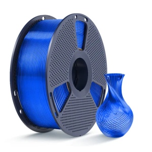 SunLu PETG filament átlátszó kék, 1.75mm, 1kg, 3D nyomtatóhoz - Img 2
