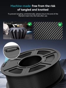 SunLu PLA cseresznye piros filament, 1.75mm, 1kg, 3D nyomtatóhoz - Img 8