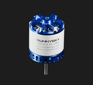 SUNNYSKY X2216/ 1250KV/ D28x34 kefe nélküli futómotor SUNNYSKY X2216/ 1250KV/ D28x34 - Img 1