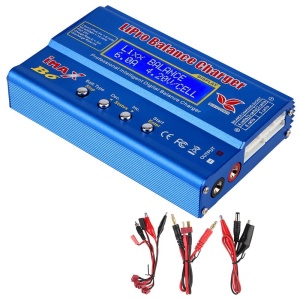 Univerzális töltő IMAX B6 12 V-on, teljesítmény 80W, LiPo/ LiIon/ LiFe/ NiCd/ NiMH, ólom akkumulátorokhoz - Img 1
