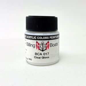 Vopsea Billing Boats pentru machete modelism Gloss Clear Coat 22 ml, BCA017