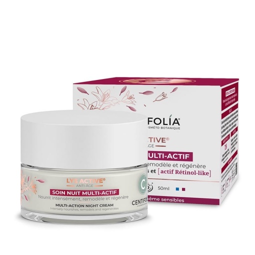 Cremă de noapte cu acțiune multiplă LILY ACTIVE, 50ml