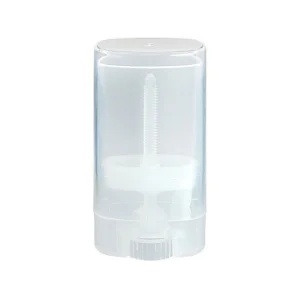 Recipient Stick oval translucid, 15 ml