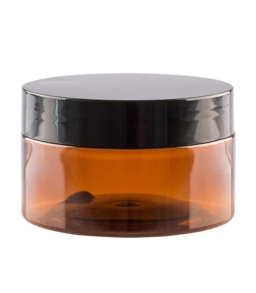 Cutie PET Brown cu capac negru 100 ml