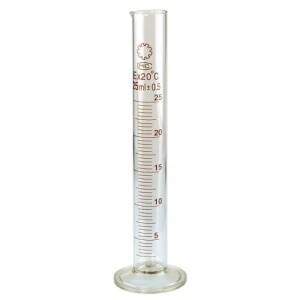 Cilindru gradat, sticlă, 25 ml - Img 1