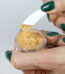 Pigment cosmetic perlat 55 Sparkle Gold - Img 3