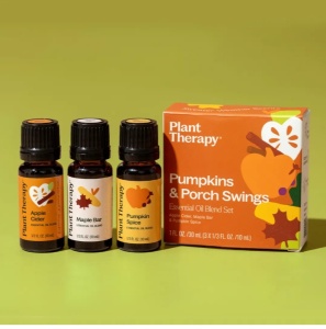 Pumpkins & Porch Swings Essential Oil Blend 3 Set ( Dovleac si arome de toamna) – 3 buc x 10ml - Plant Therapy - Img 5