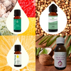 Set control poftă de mâncare și greutate – cu ulei de cocos fracționat, Crave Control, lămâie și coriandru