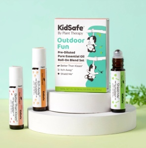 KidSafe Outdoor Fun Roll-On Set (Kidsafe distractie in aer liber Roll-on set)– 3 buc x 10ml - Plant Therapy - Img 2