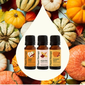 Pumpkins & Porch Swings Essential Oil Blend 3 Set ( Dovleac si arome de toamna) – 3 buc x 10ml - Plant Therapy - Img 2