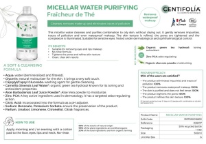 Apă micelară purificatoare FRAICHEUR DE THE, 500ml - Img 2