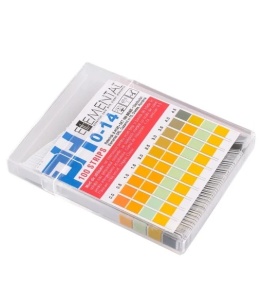 Hârtie indicator pH 1-14 de precizie, cutie 100 benzi - Img 1