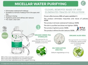 Apă micelară purificatoare FRAICHEUR DE THE, 500ml - Img 3