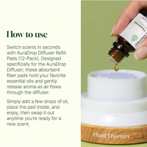 AuraDrop Diffuser Refill Pads 12 bucati – Rezerve practice pentru aromele tale preferate - Img 3