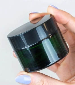 Borcan sticlă Ele Green cu capac, 50 ml - Img 2