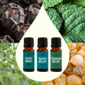 Pain Support Essential Oil Blend Set (set blenduri pentru durere) – 3 buc x 10ml - Plant Therapy - Img 2